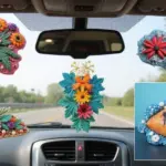 25 Clay Rear View Mirror Decor Ideas That Add Personality to Your Car