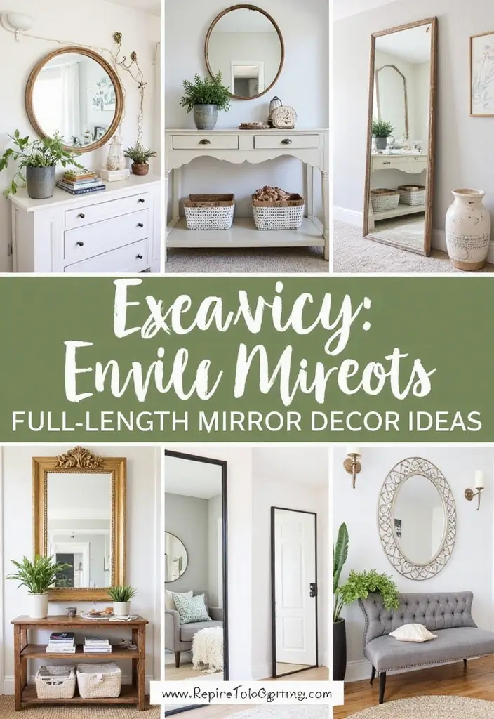 25 DIY Full Length Mirror Decor Ideas That Look Expensive on a Budget 26 25 DIY Full Length Mirror Decor Ideas That Look Expensive on a Budget - Conclusion