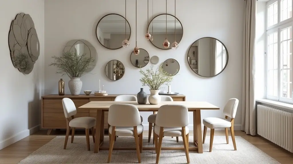 25 Dining Room Round Mirror Decor Ideas for a Stylish and Modern Look