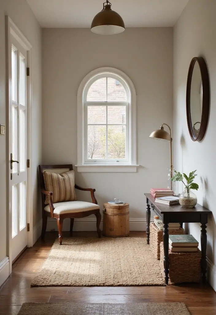 25 Entryway Table Decor with Arched Mirror Ideas for Elegant Homes 19 25 Entryway Table Decor with Arched Mirror Ideas for Elegant Homes - 19. Cozy Reading Nook