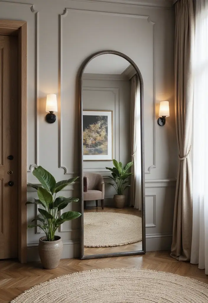25 Full Length Mirror Decor Ideas for Entryways and Hallways 13 25 Full Length Mirror Decor Ideas for Entryways and Hallways - 13. Interactive Mirrors