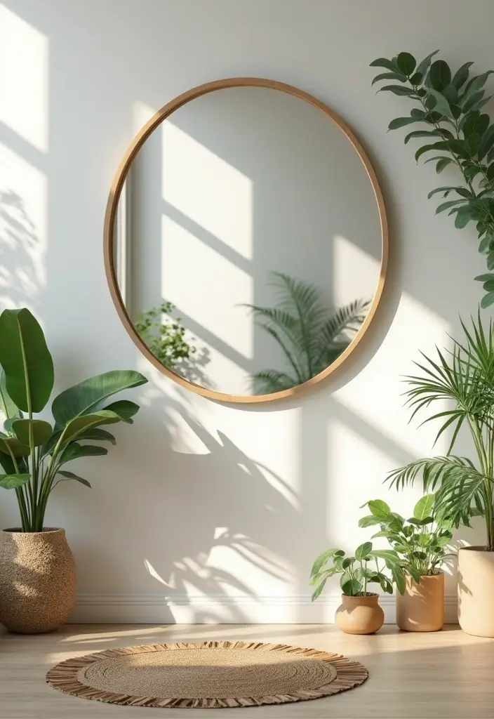 25 Full Length Mirror Decor Ideas for Every Corner of Your Home 16 25 Full Length Mirror Decor Ideas for Every Corner of Your Home - 16. Nature-Inspired Mirrors