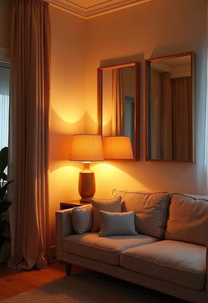 25 Full Length Mirror Decor Ideas for Every Corner of Your Home 23 25 Full Length Mirror Decor Ideas for Every Corner of Your Home - 23. Mood Lighting with Mirrors