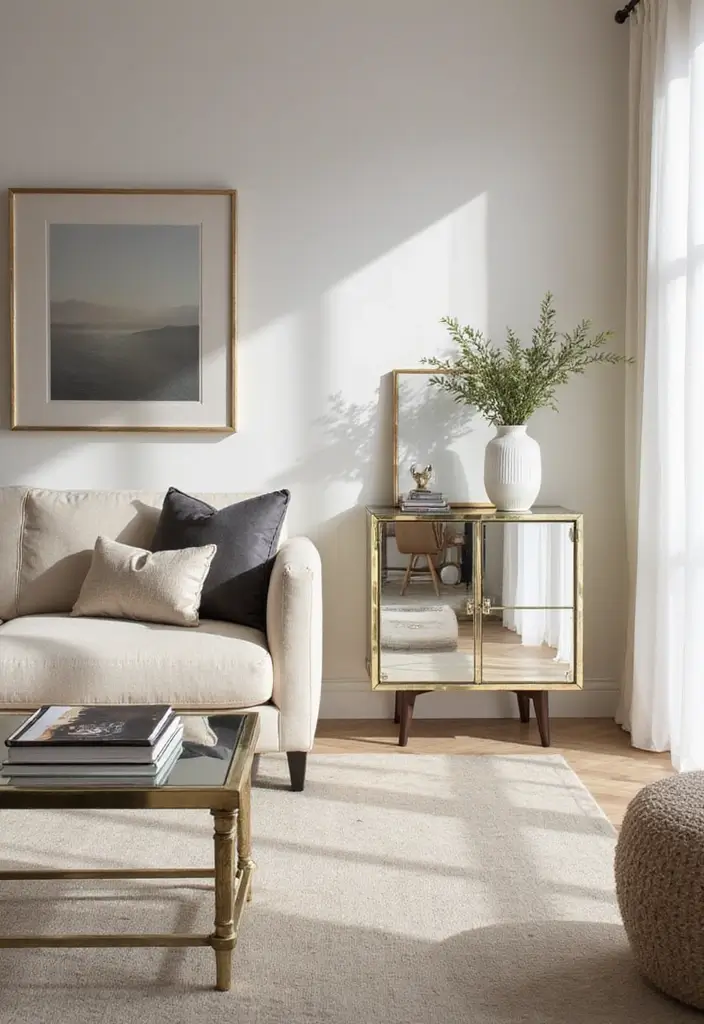 25 Full Length Mirror Decor Ideas for Every Corner of Your Home 3 25 Full Length Mirror Decor Ideas for Every Corner of Your Home - 3. Mirrored Furniture