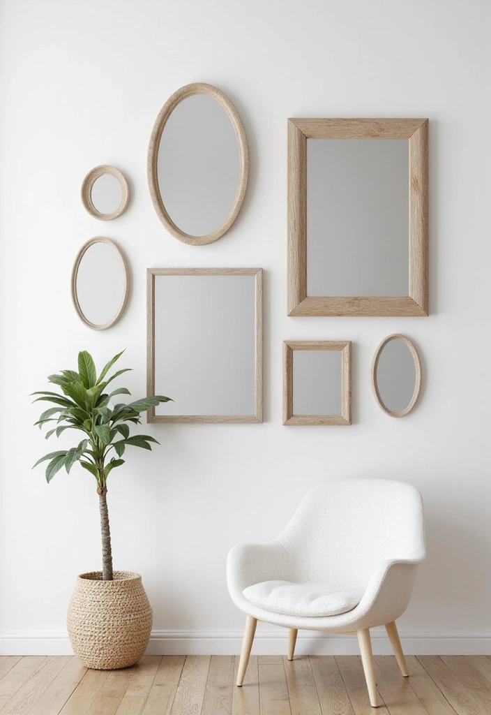 25 Full Length Mirror Decor Ideas for Every Corner of Your Home 4 25 Full Length Mirror Decor Ideas for Every Corner of Your Home - 4. Gallery Style Wall of Mirrors