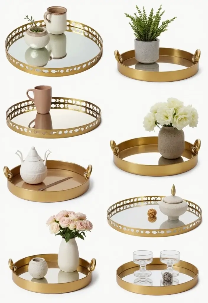 25 Gold Mirror Tray Decor Ideas That Add a Touch of Glamour 26 25 Gold Mirror Tray Decor Ideas That Add a Touch of Glamour - Conclusion