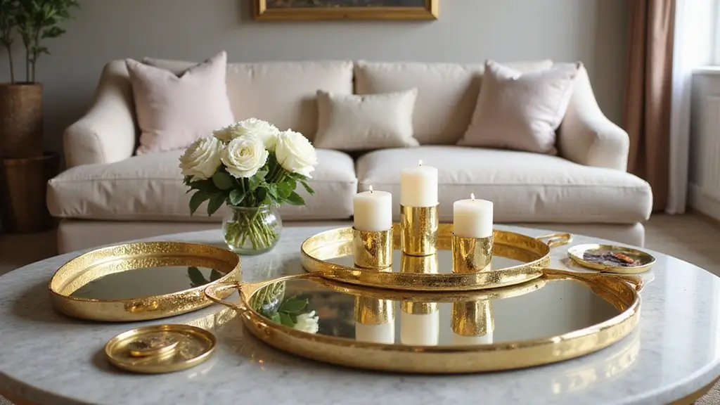 25 Gold Mirror Tray Decor Ideas That Add a Touch of Glamour