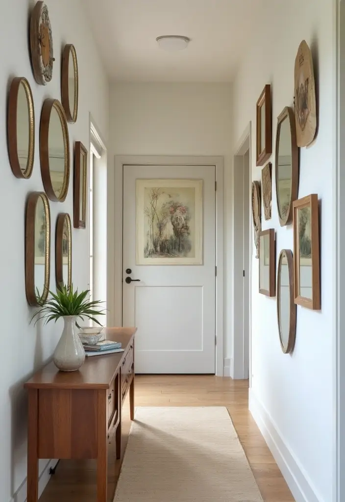 25 Hallway Mirror Decor Ideas That Make Narrow Spaces Feel Open 14 25 Hallway Mirror Decor Ideas That Make Narrow Spaces Feel Open - 14. Wall-Mounted Mirrors