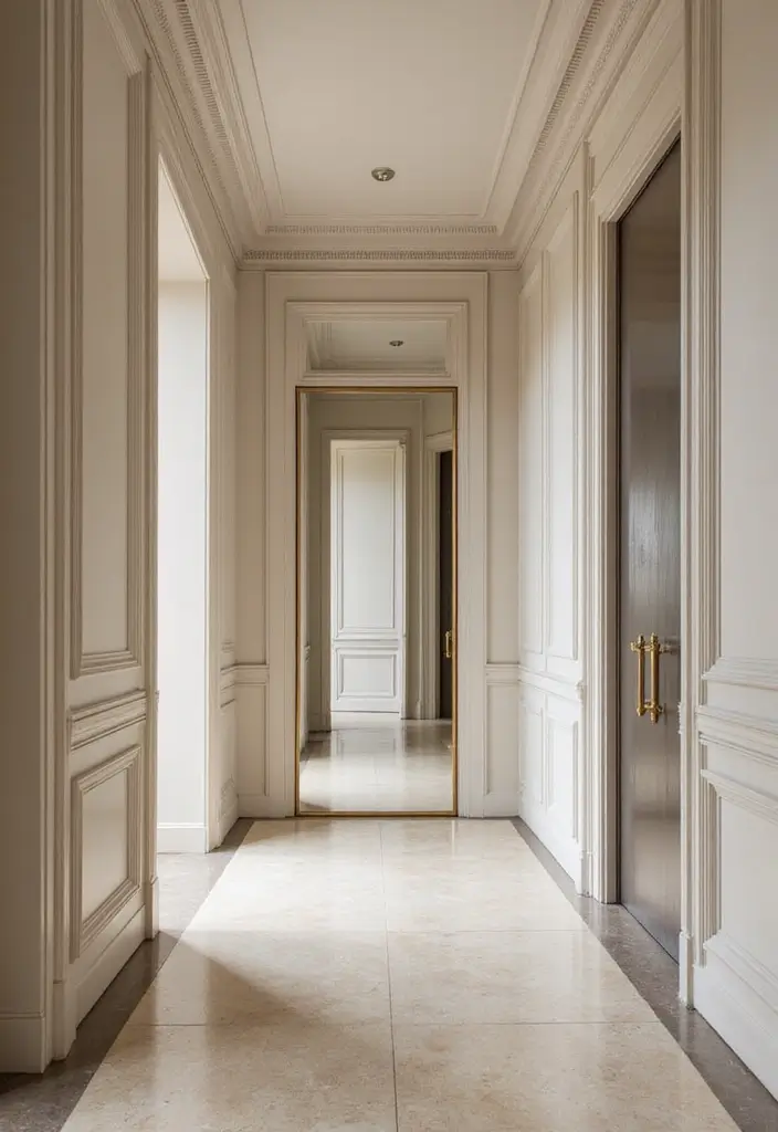 25 Hallway Mirror Decor Ideas That Make Narrow Spaces Feel Open 19 25 Hallway Mirror Decor Ideas That Make Narrow Spaces Feel Open - 19. Triptych Mirrors
