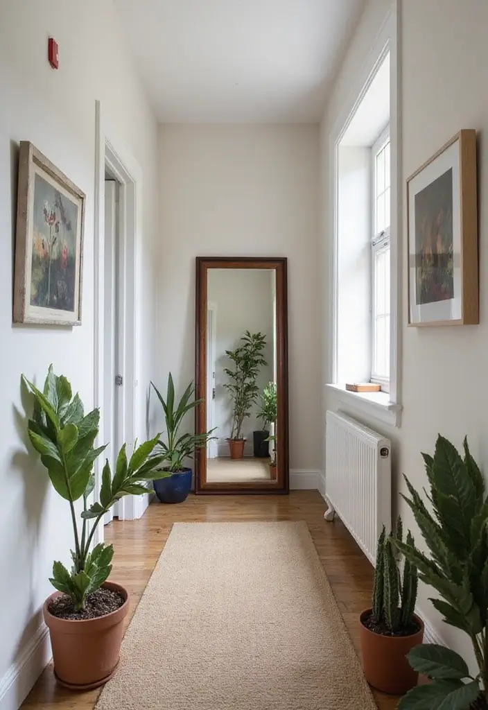25 Hallway Mirror Decor Ideas That Make Narrow Spaces Feel Open 2 25 Hallway Mirror Decor Ideas That Make Narrow Spaces Feel Open - 2. Leaning Mirrors