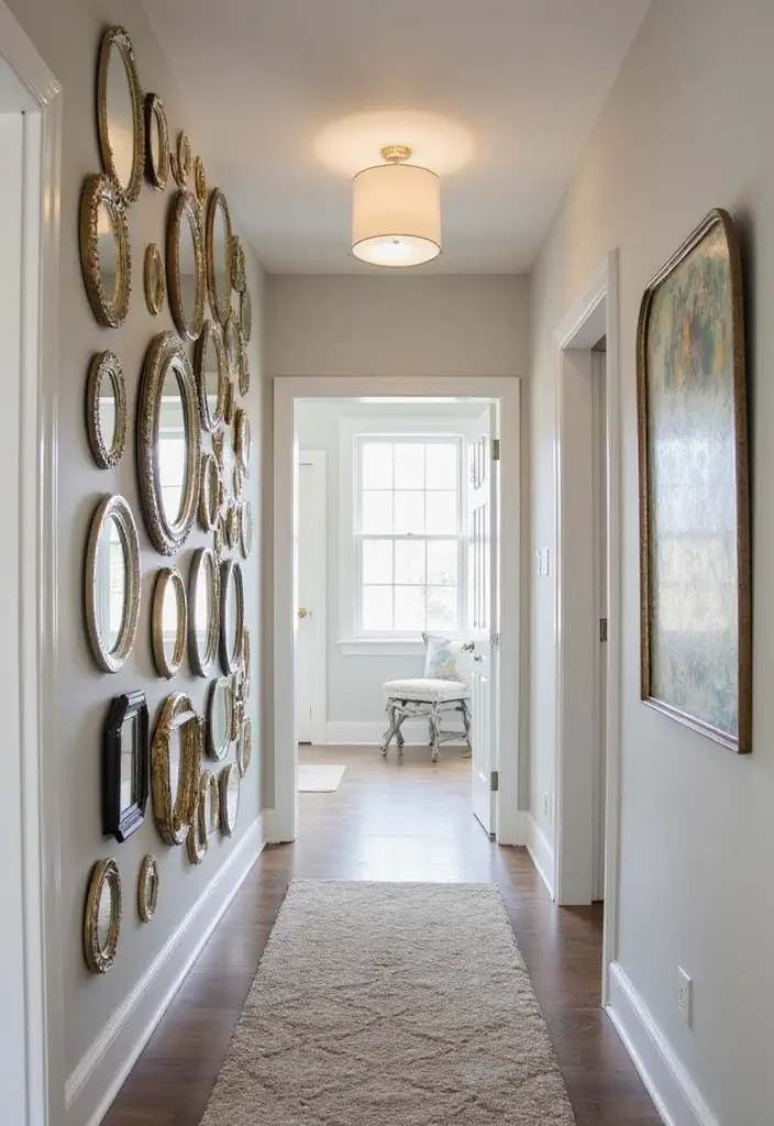 25 Hallway Mirror Decor Ideas That Make Narrow Spaces Feel Open 9 25 Hallway Mirror Decor Ideas That Make Narrow Spaces Feel Open - 9. Mirror Accent Walls