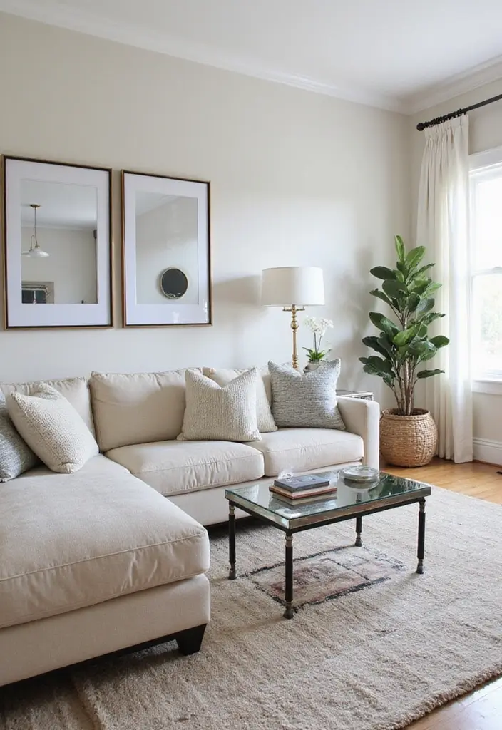 25 Living Room Mirror Decor Ideas That Make the Space Feel Bigger 22 25 Living Room Mirror Decor Ideas That Make the Space Feel Bigger - 22. Mirrored Bathroom Elements in Living Spaces