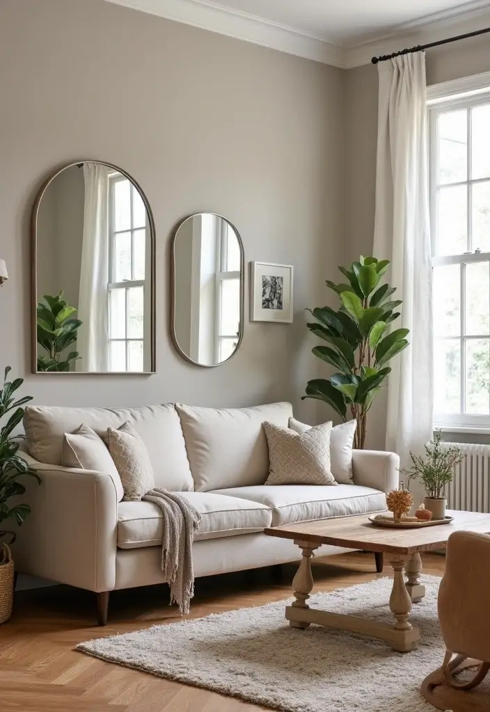 25 Living Room Mirror Decor Ideas That Make the Space Feel Bigger 24 25 Living Room Mirror Decor Ideas That Make the Space Feel Bigger - 24. DIY Mirror Decor Projects