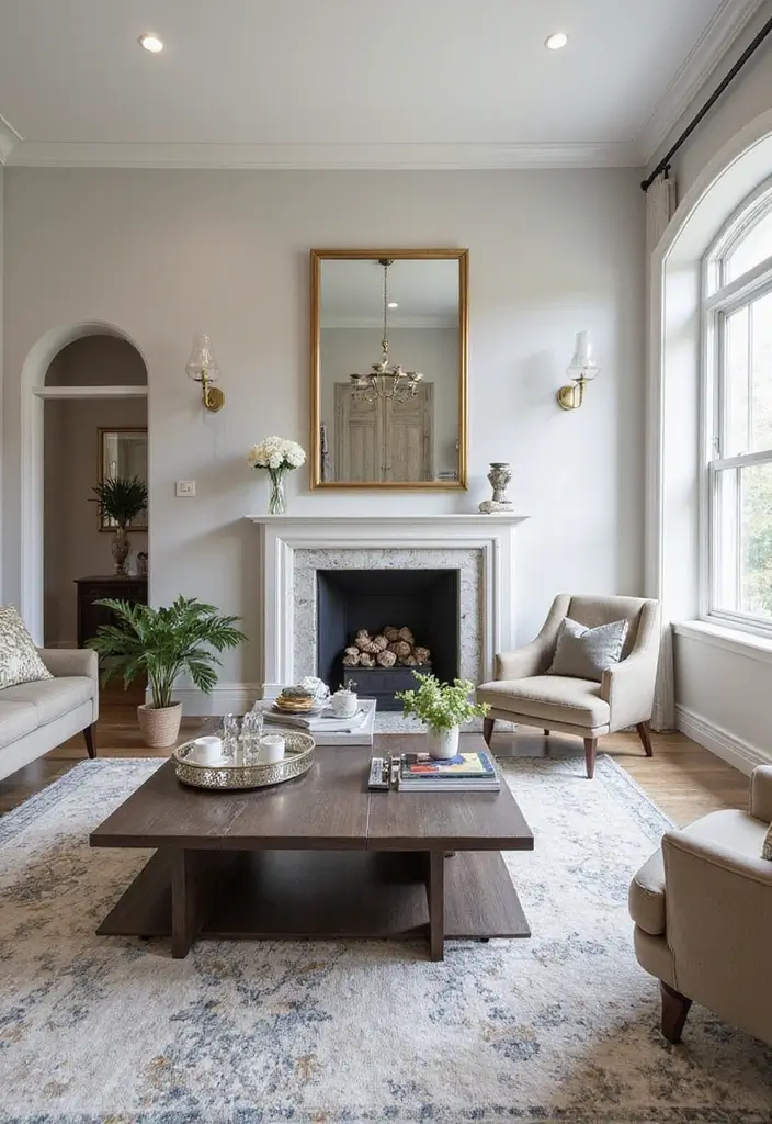 25 Living Room Mirror Decor Ideas That Make the Space Feel Bigger 25 25 Living Room Mirror Decor Ideas That Make the Space Feel Bigger - 25. Mirrored Art Pieces