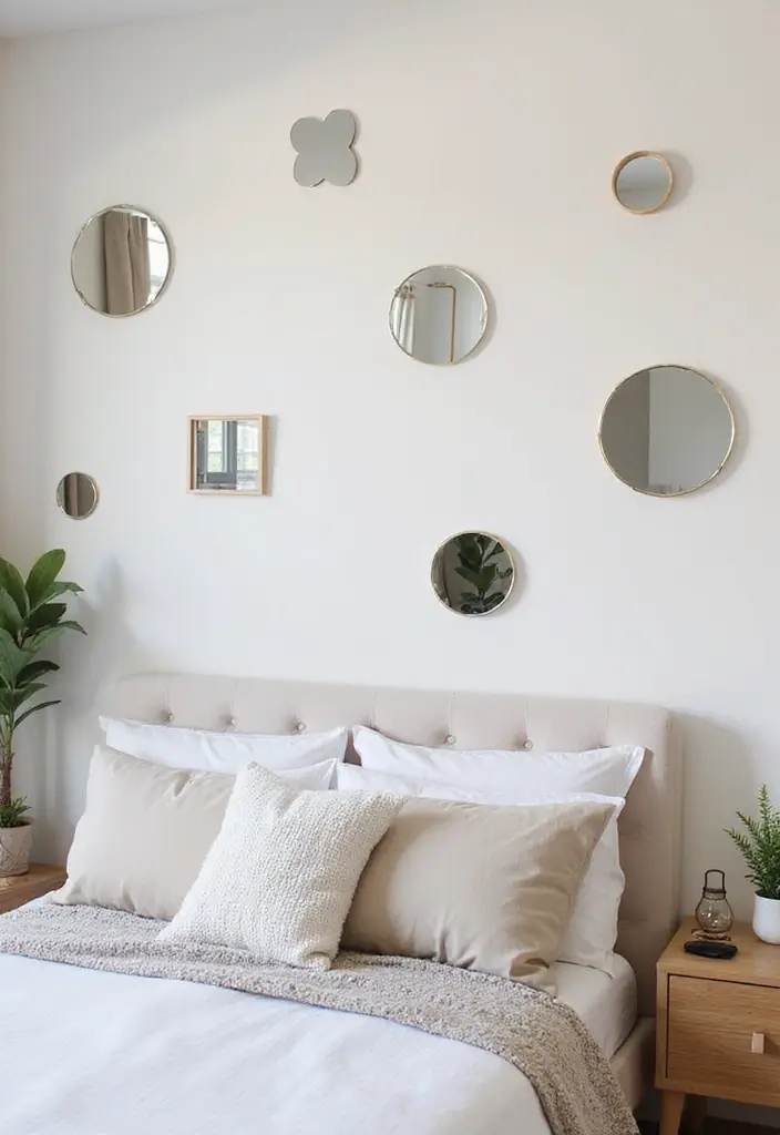 25 Mirror Decor Ideas for Bedrooms Without a Dresser Mirror 17 25 Mirror Decor Ideas for Bedrooms Without a Dresser Mirror - 17. Mirror Wall Stickers