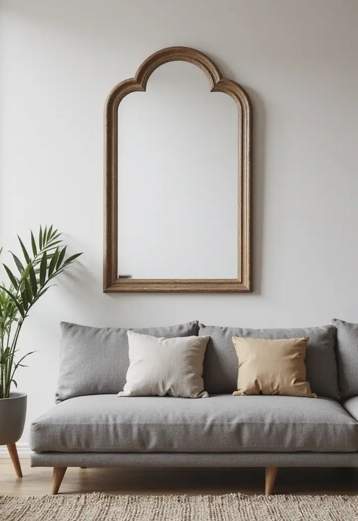 25 Mirror Decor Ideas for Gray and Beige Wall Color Palettes 15 25 Mirror Decor Ideas for Gray and Beige Wall Color Palettes - 15. Wall-Mounted Mirrors