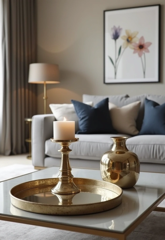 25 Mirror Decor Ideas for Gray and Beige Wall Color Palettes 6 25 Mirror Decor Ideas for Gray and Beige Wall Color Palettes - 6. Mirrored Accessories