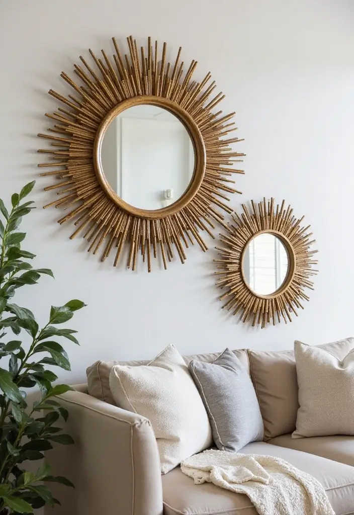 25 Mirror Wall Decor Ideas for Apartments and Small Spaces 12 25 Mirror Wall Decor Ideas for Apartments and Small Spaces - 12. Layered Look