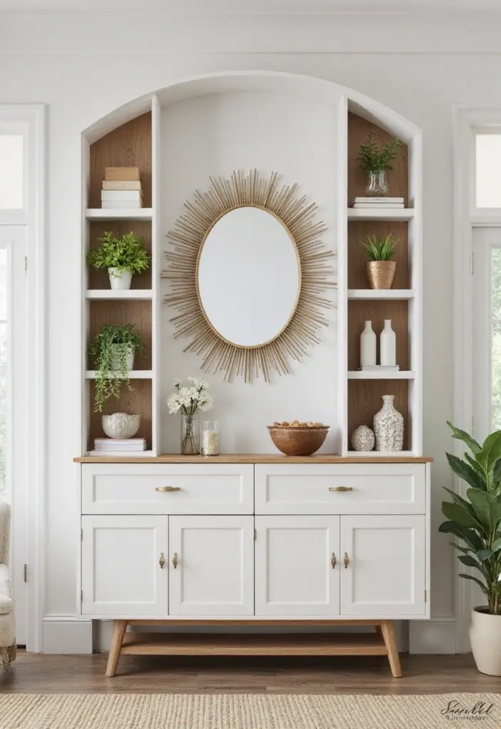 25 Mirror Wall Decor Ideas for Apartments and Small Spaces 18 25 Mirror Wall Decor Ideas for Apartments and Small Spaces - 18. Functional Styled Mirrors