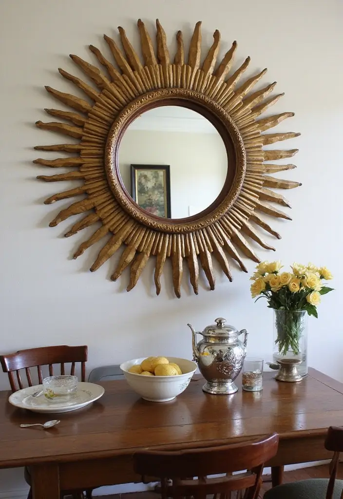 25 Mirror Wall Decor Ideas for Apartments and Small Spaces 24 25 Mirror Wall Decor Ideas for Apartments and Small Spaces - 24. Art Deco Inspiration