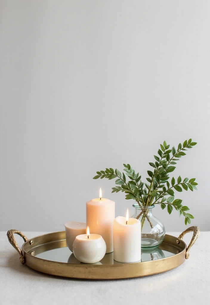 25 Mirror Wall Decor Ideas for Neutral Color Schemes and Minimal Homes 18 25 Mirror Wall Decor Ideas for Neutral Color Schemes and Minimal Homes - 18. Chic Mirror Trays