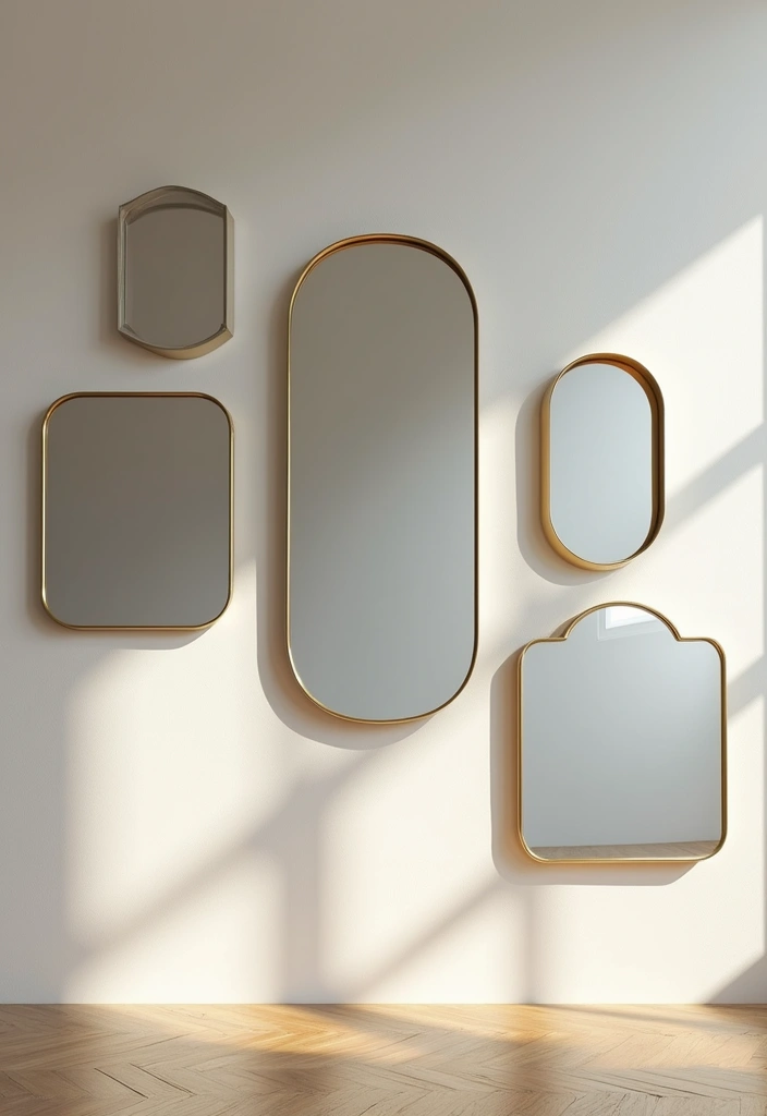 25 Mirror Wall Decor Ideas for Neutral Color Schemes and Minimal Homes 7 25 Mirror Wall Decor Ideas for Neutral Color Schemes and Minimal Homes - 7. Multi-Panel Mirrors