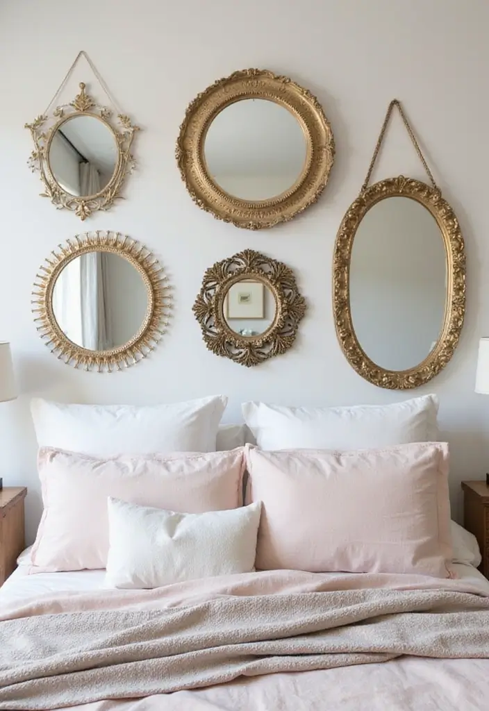 25 Mirror Wall Decor Ideas for Teenage Bedrooms That Feel Mature 23 25 Mirror Wall Decor Ideas for Teenage Bedrooms That Feel Mature - 23. Fashion-Inspired Mirrors