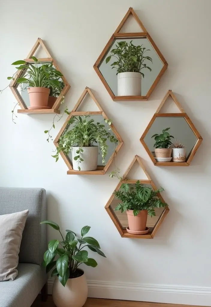 25 Mirror Wall Decor Ideas for Teenage Bedrooms That Feel Mature 5 25 Mirror Wall Decor Ideas for Teenage Bedrooms That Feel Mature - 5. Mirrored Shelves