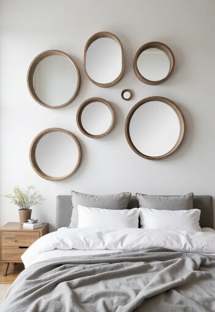 25 Mirror Wall Decor Ideas for Teenage Bedrooms That Feel Mature 9 25 Mirror Wall Decor Ideas for Teenage Bedrooms That Feel Mature - 9. Modern Floating Mirrors