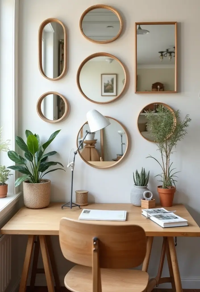 26 Small Mirror Wall Decor Ideas to Add Light and Depth to Your Bedroom - 13. DIY Mirror Decor Projects