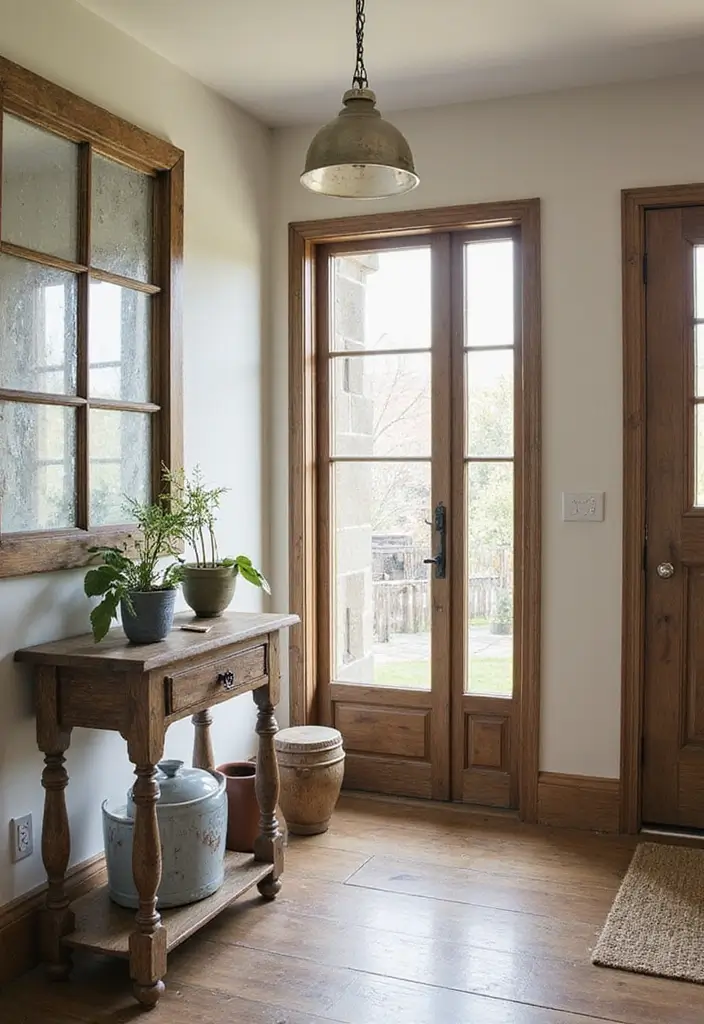 27 Chic Mirror Wall Decor Ideas Perfect for Any Hallway or Entryway 24 27 Chic Mirror Wall Decor Ideas Perfect for Any Hallway or Entryway - 24. Decorative Window Mirrors