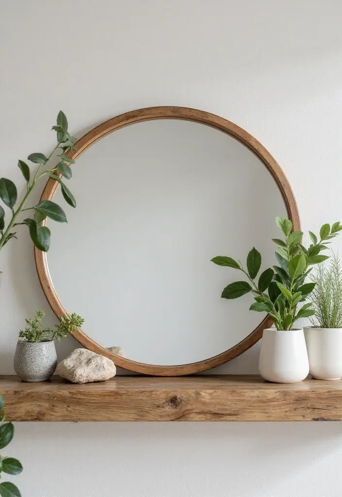 27 Mantel Decor with Mirror and Seasonal Themes for Year-Round Beauty 21 27 Mantel Decor with Mirror and Seasonal Themes for Year-Round Beauty - 21. Organic Naturals