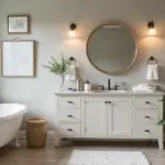 28 Creative Bathroom Mirror Decor Ideas to Upgrade Your Vanity Space