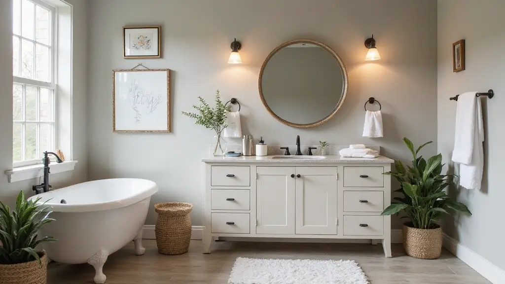 28 Creative Bathroom Mirror Decor Ideas to Upgrade Your Vanity Space