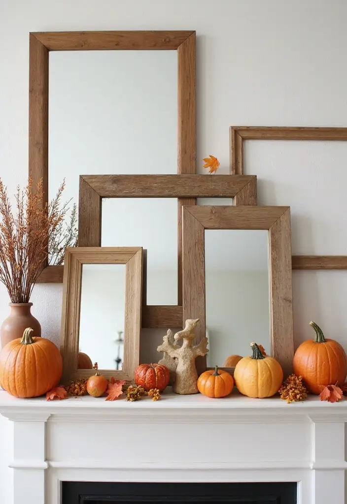 28 Mirror Wall Decor Ideas Using Multiple Square Pieces 14 28 Mirror Wall Decor Ideas Using Multiple Square Pieces - 14. Whimsical Accents