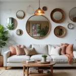 28 Mirror Wall Decor Ideas for Bohemian and Eclectic Living Spaces