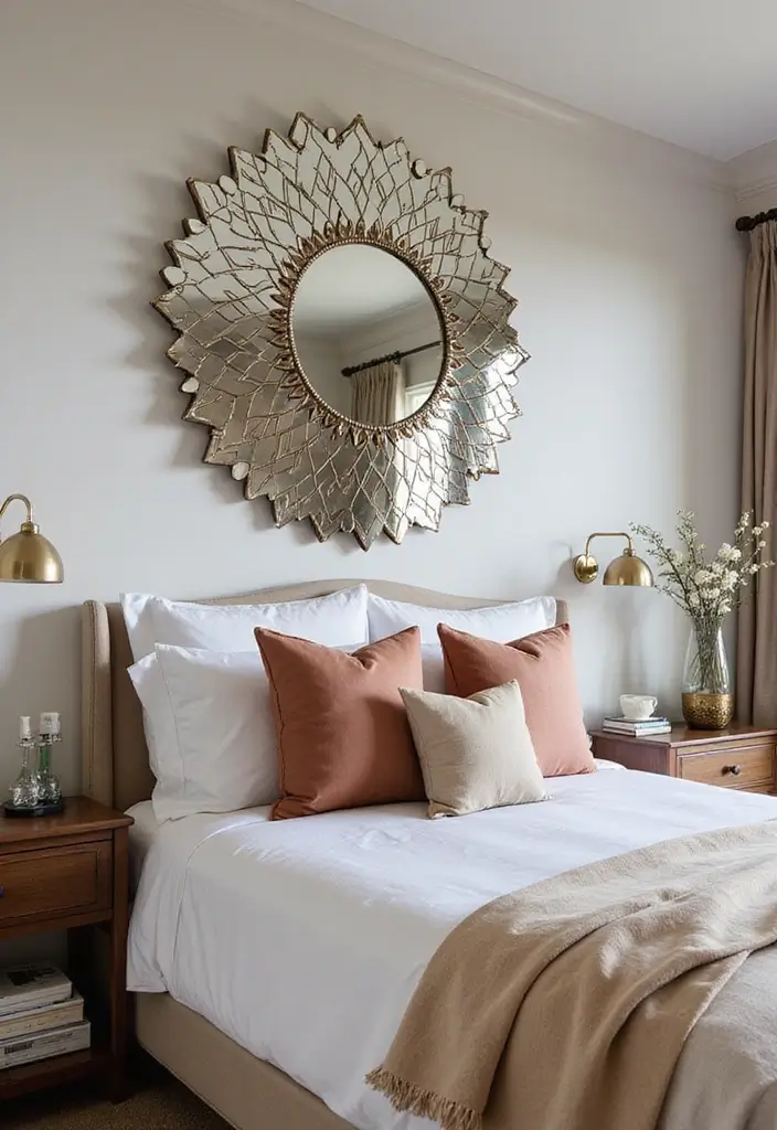30+ Creative Window Mirror Decor Ideas That Double as Art 18 30+ Creative Window Mirror Decor Ideas That Double as Art - 18. Custom Mirror Art