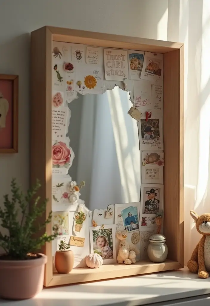 30+ DIY Wall Mirror Decor Ideas That Look Professionally Designed 17 30+ DIY Wall Mirror Decor Ideas That Look Professionally Designed - 17. Shadow Box Mirror