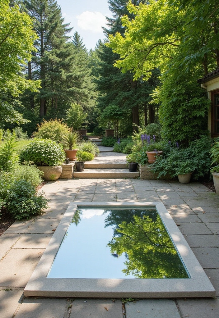 30+ Floor Mirror Decor Ideas That Add Drama and Functionality 10 30+ Floor Mirror Decor Ideas That Add Drama and Functionality - 10. Outdoor Inspirations