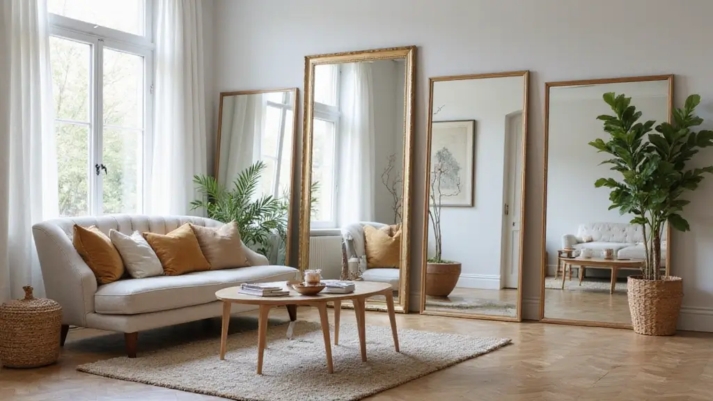 30+ Floor Mirror Decor Ideas That Add Drama and Functionality