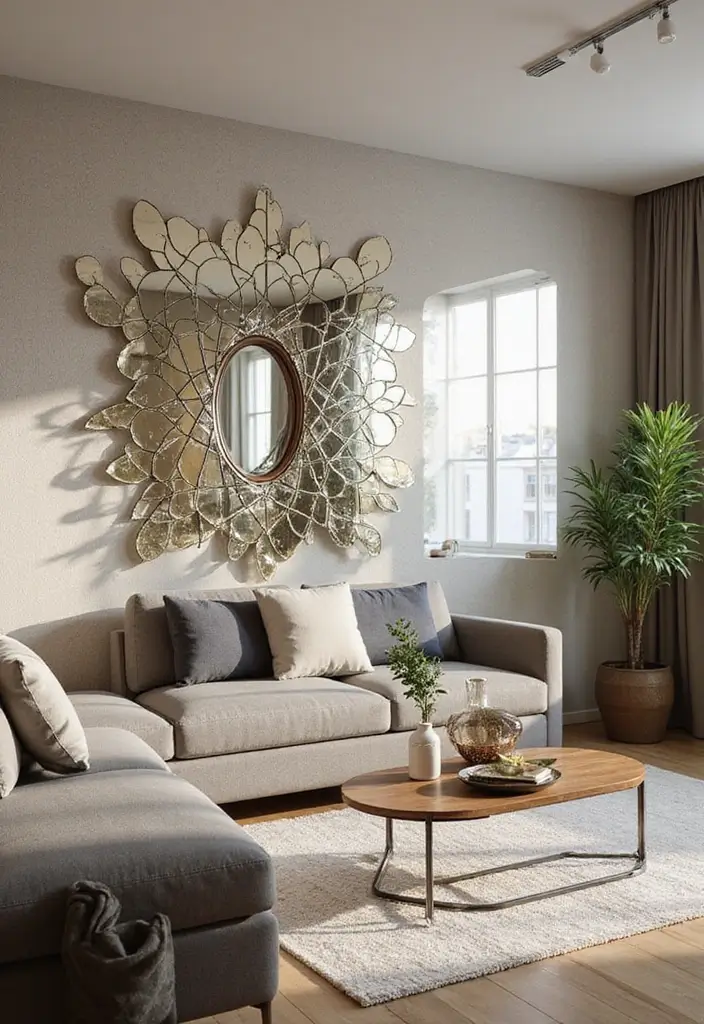 30+ Mirror Wall Decor DIY Ideas to Personalize Your Living Space 22 30+ Mirror Wall Decor DIY Ideas to Personalize Your Living Space - 22. Mesmerizing Mirror Tiles