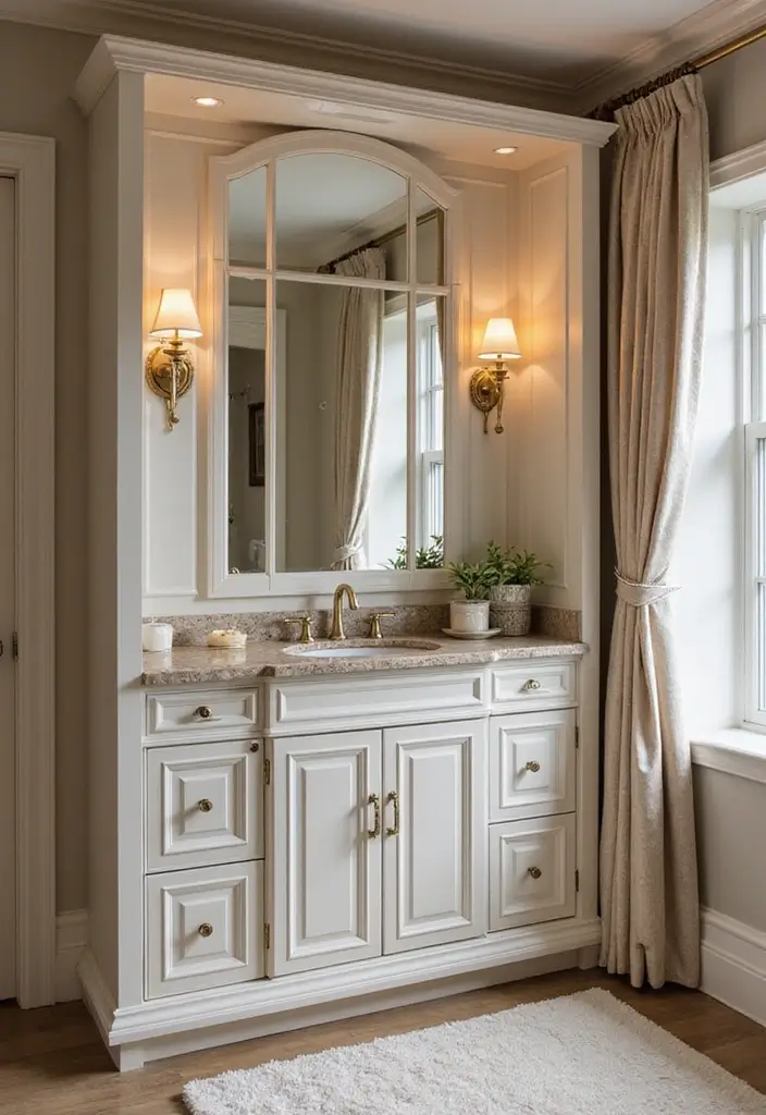 30+ Mirror Wall Decor Ideas That Instantly Transform Blank Walls 15 30+ Mirror Wall Decor Ideas That Instantly Transform Blank Walls - 15. Mirror Accents in Cabinet Designs