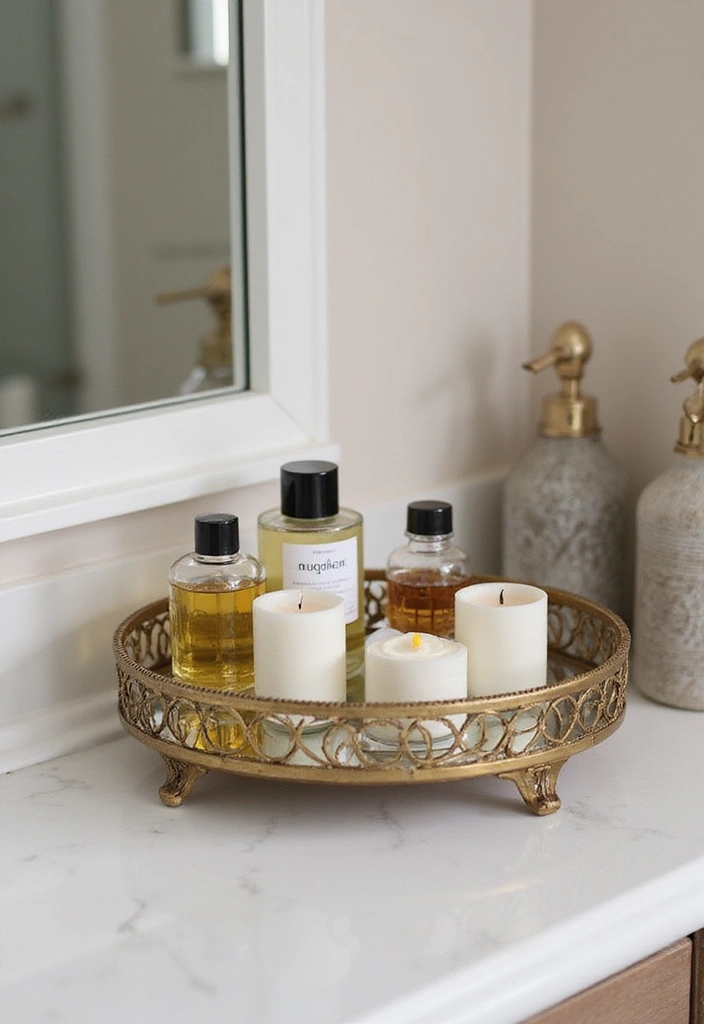 30+ Mirror Wall Decor Ideas That Instantly Transform Blank Walls 23 30+ Mirror Wall Decor Ideas That Instantly Transform Blank Walls - 23. Vintage Mirrored Trays
