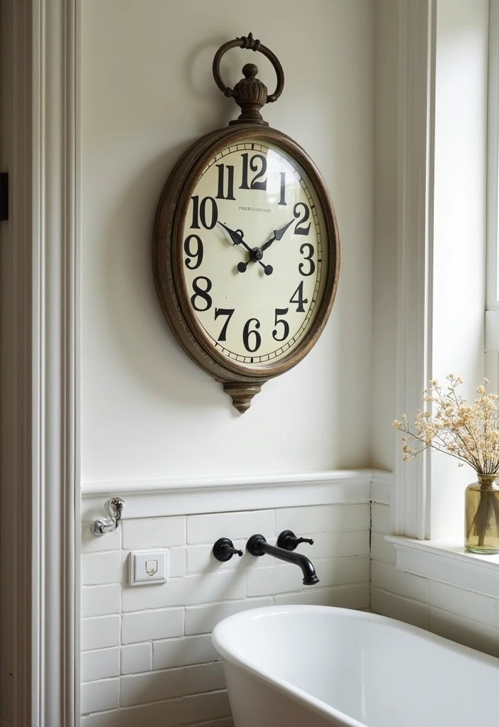 30+ Mirror Wall Decor Ideas That Instantly Transform Blank Walls 24 30+ Mirror Wall Decor Ideas That Instantly Transform Blank Walls - 24. Vintage Inspired Wall Clocks with Mirrors