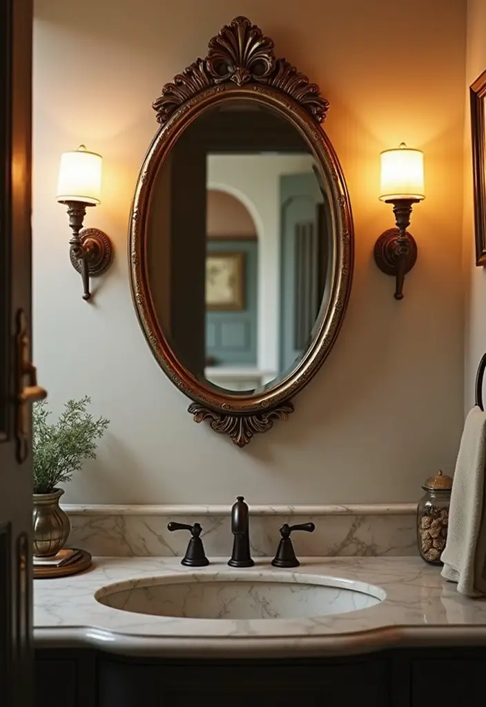 30+ Mirror Wall Decor Ideas That Instantly Transform Blank Walls 25 30+ Mirror Wall Decor Ideas That Instantly Transform Blank Walls - 25. Vintage Bar Mirrors