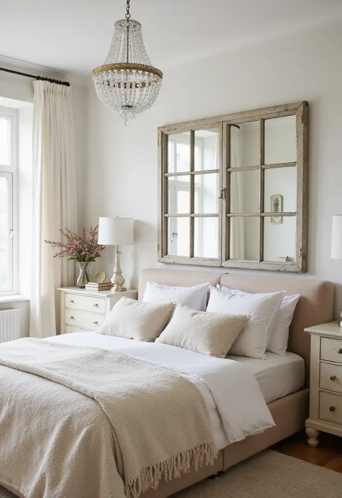 30+ Mirror Wall Decor Ideas You’ll Want to Try in 2025 19 30+ Mirror Wall Decor Ideas You’ll Want to Try in 2025 - 19. Mirrored Bed Frames