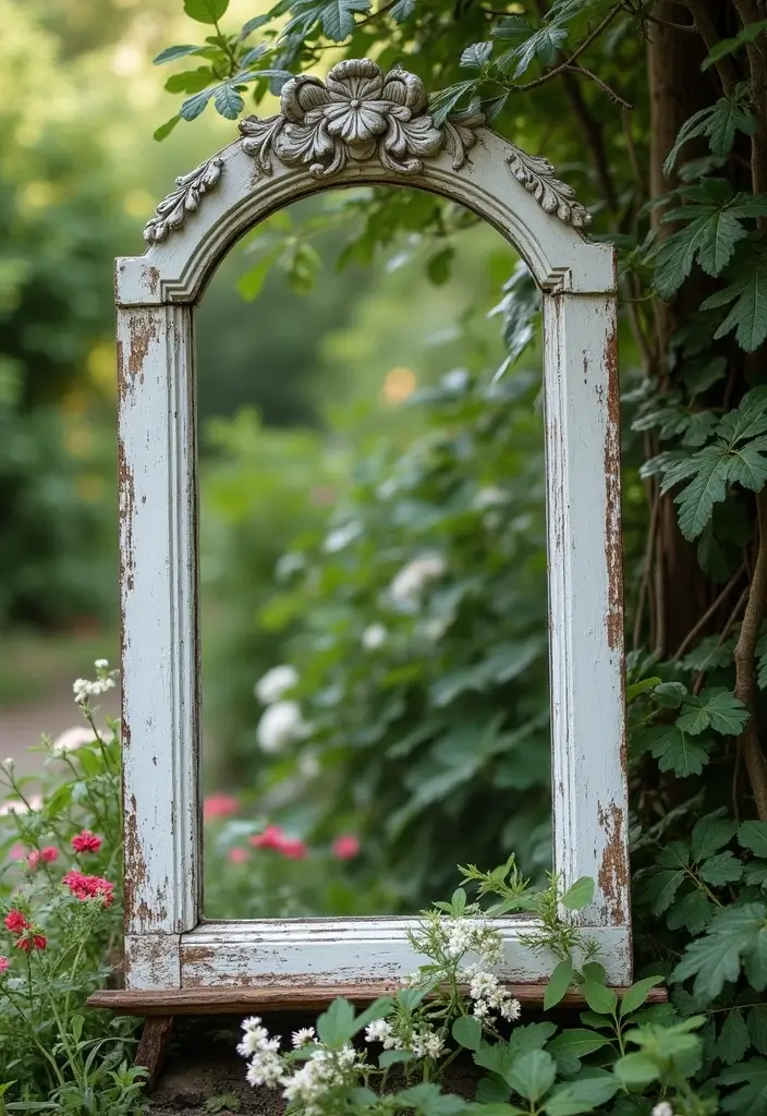 30+ Mirror Wall Decor Ideas You’ll Want to Try in 2025 23 30+ Mirror Wall Decor Ideas You’ll Want to Try in 2025 - 23. Outdoor Mirror Decor