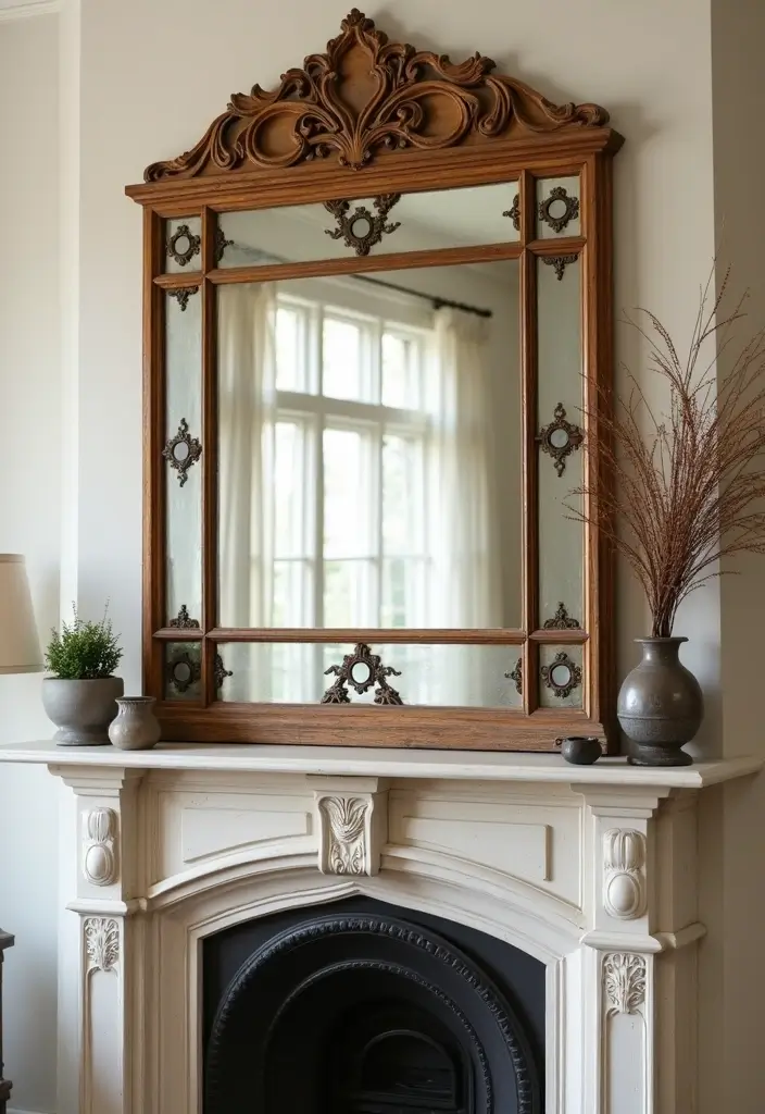 30+ Mirror Wall Decor Ideas You’ll Want to Try in 2025 5 30+ Mirror Wall Decor Ideas You’ll Want to Try in 2025 - 5. Decorative Framed Mirrors
