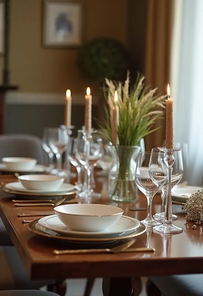 30+ Mirror Wall Decor Ideas for Dining Rooms You’ll Want to Copy - 22. Mirrored Tableware Displays