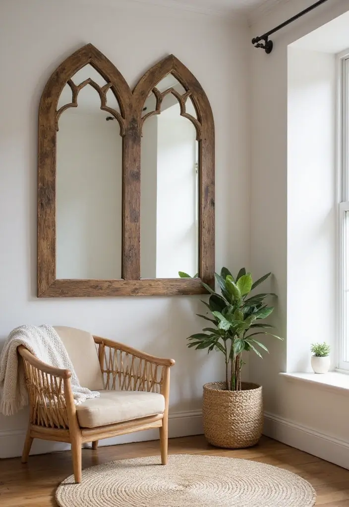 30+ Mirror Wall Decor with Pictures for a Personalized Gallery Feel 30 30+ Mirror Wall Decor with Pictures for a Personalized Gallery Feel - 30. Eco-Friendly Mirrors for Sustainable Living